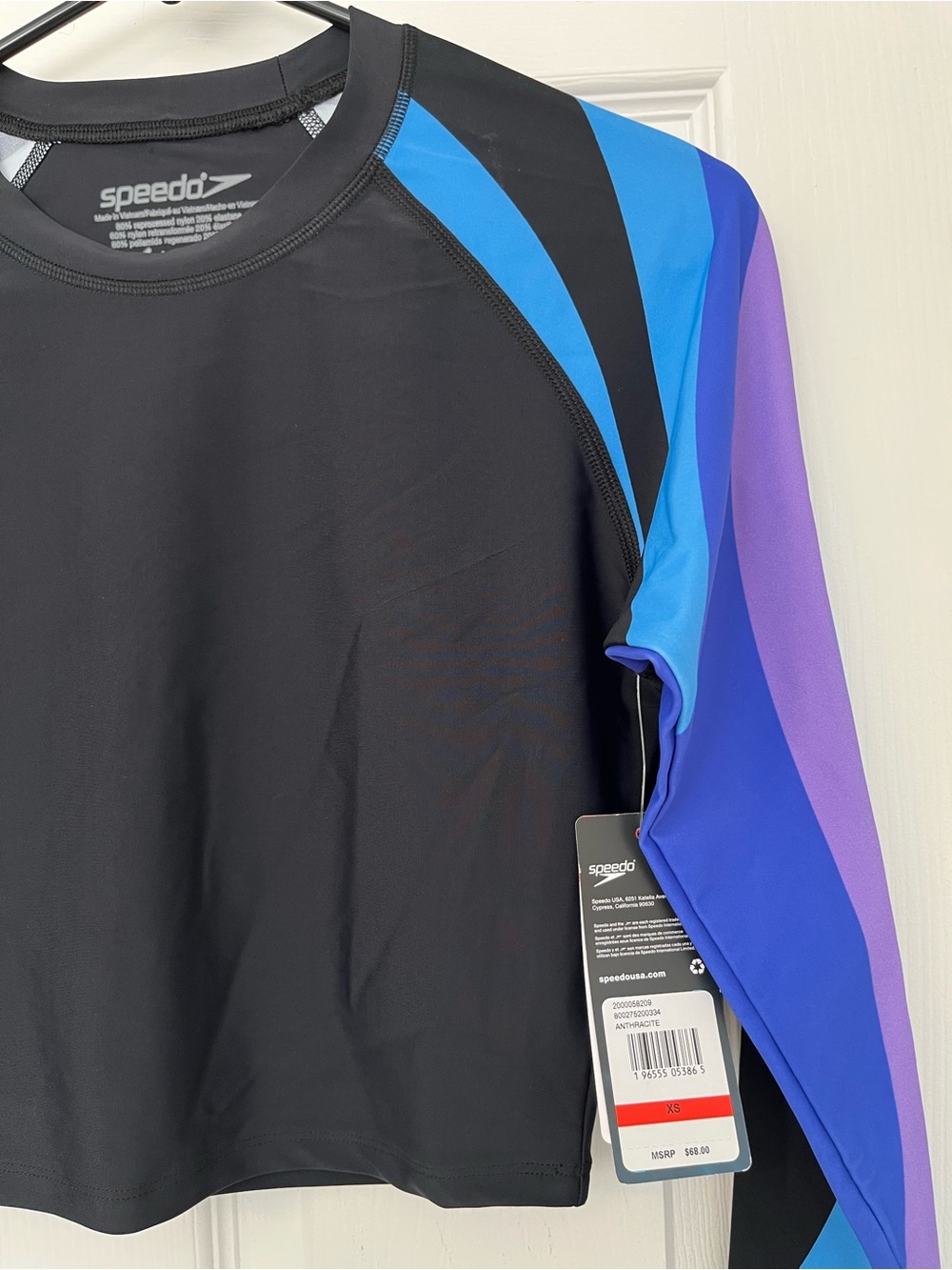 Speedo Cropped Rash Guard (XS) - Picture 4 of 10